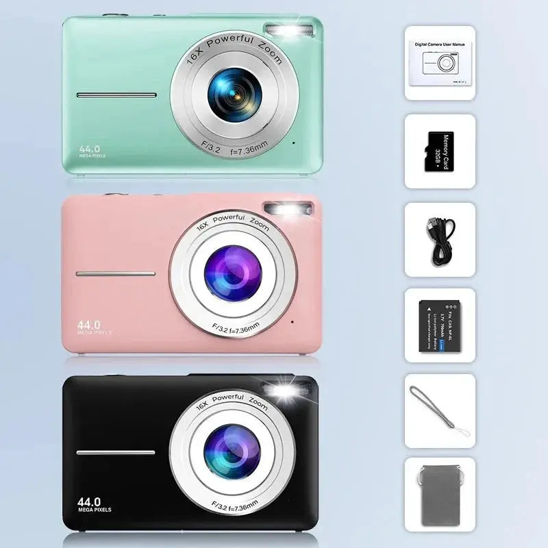 2024 Digital Camera 2.4 Inch 1080P Rechargeable For Kids Beginner Gift - stepyours.com