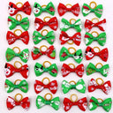 Durable Dog Bows for Christmas Grooming
