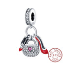 Charm Sterling Silver Luminous Firefly
