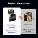 Kerui 5Inch Dual Lens 1080P Borescope Car Sewer