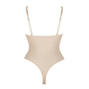 Backless Women's Body Shaper Bodysuit with Corset Support