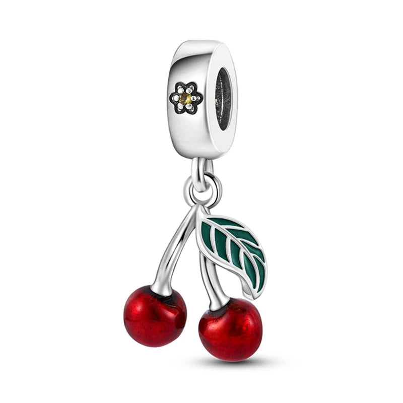 Charm Sterling Silver Bead Pendant
