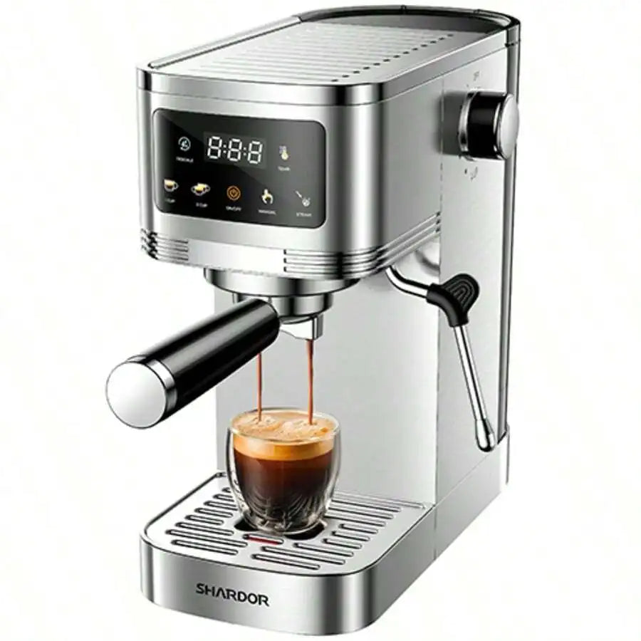 Espresso Machine, Professional Espresso Maker with Milk Frother — product view 1