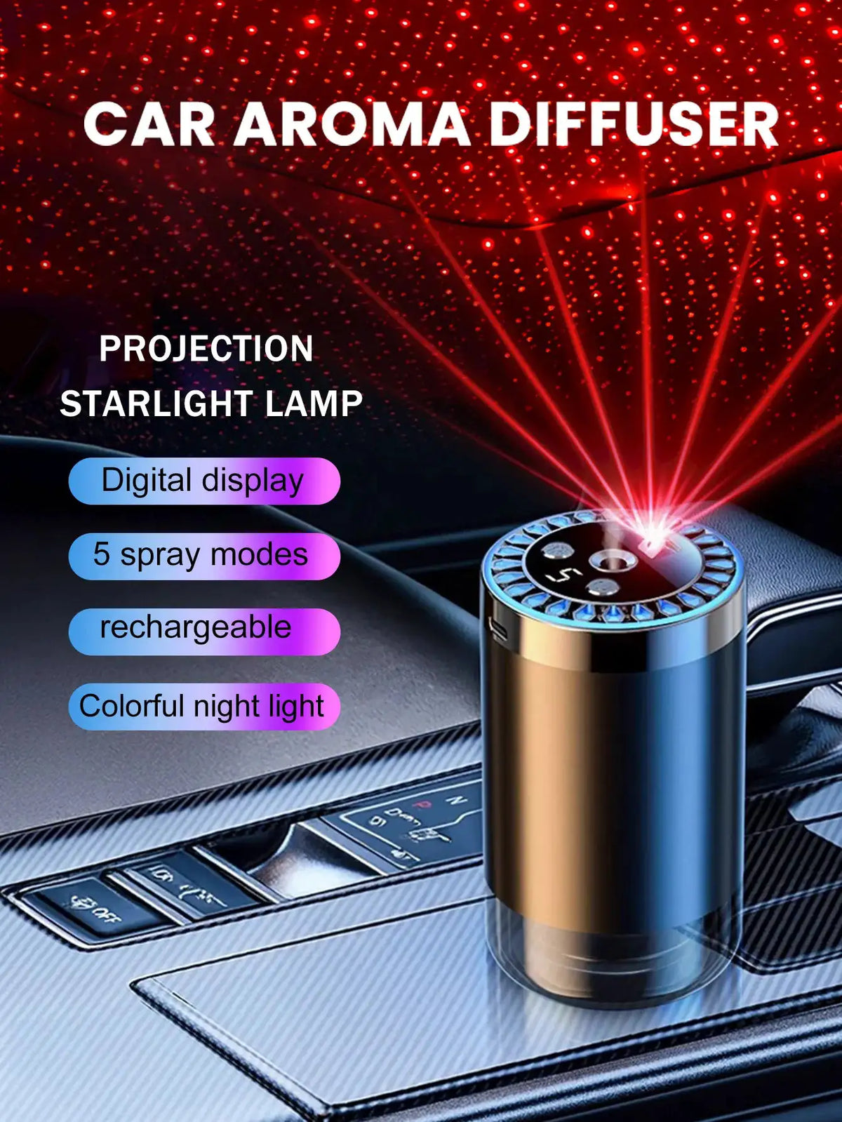 Rechargeable Aromatherapy Diffuser — product view 4