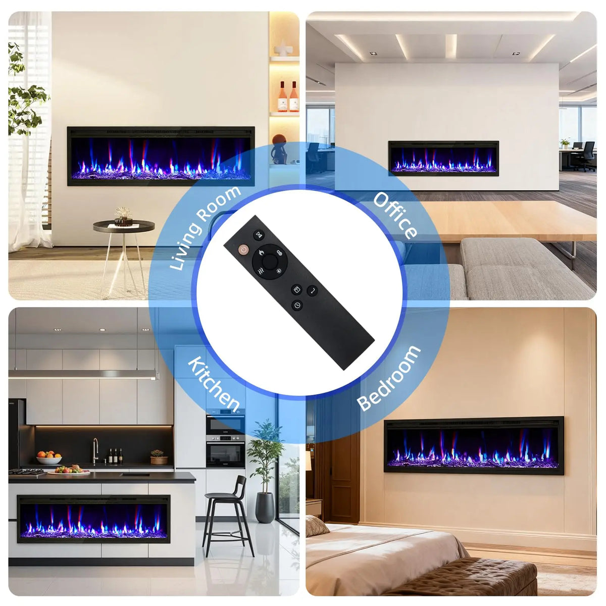 Electric Slim Fireplace