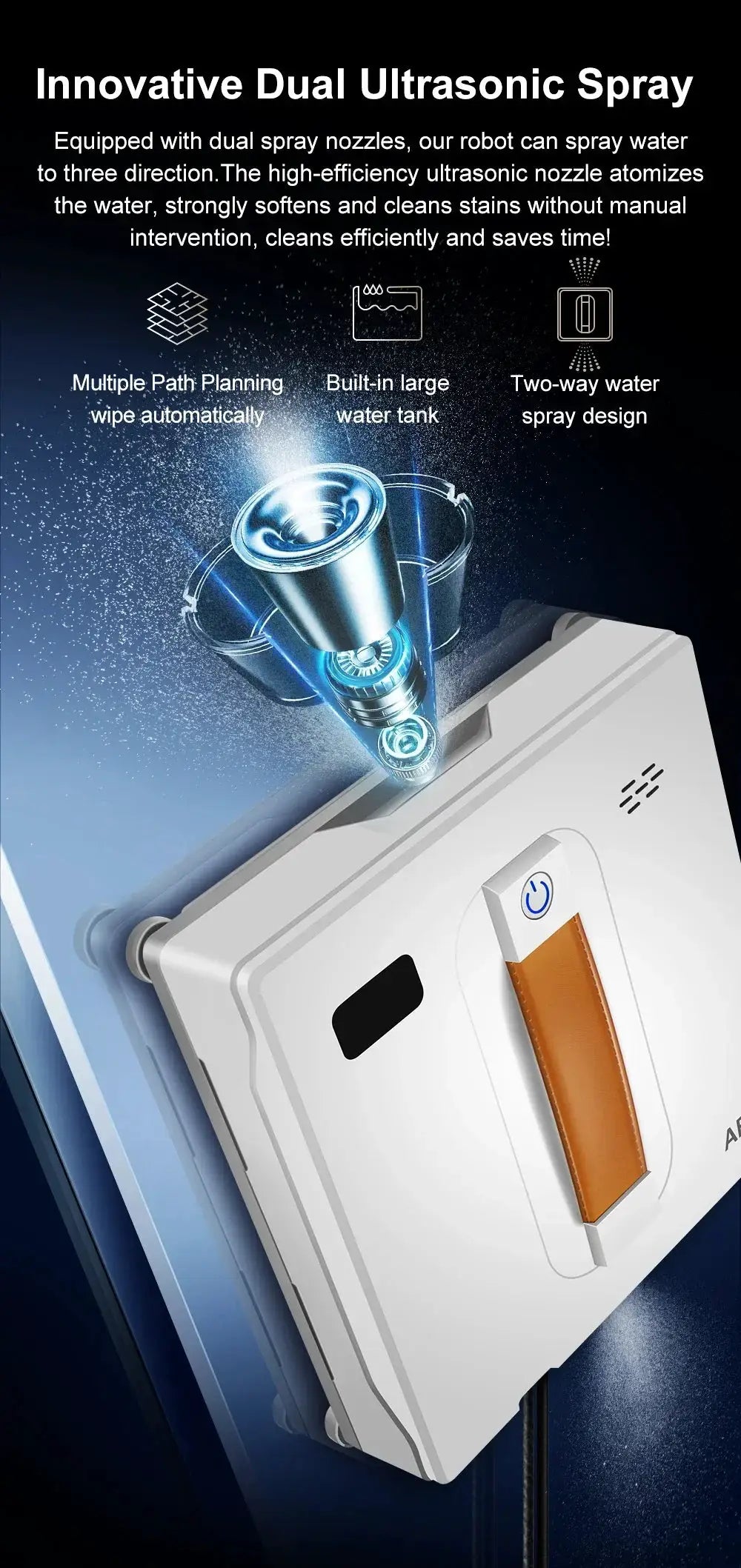ABIR Window Vacuum Robot Efficient — product view 10