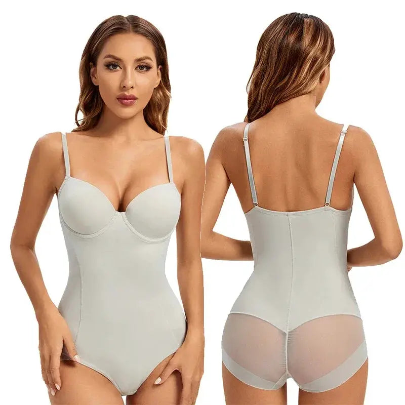 Silky Underwire Shapewear Bodysuit for Women Comfort