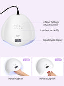 YIKOOLIN UV LED Nail Lamp 48W Fast Nail Gel Dryer