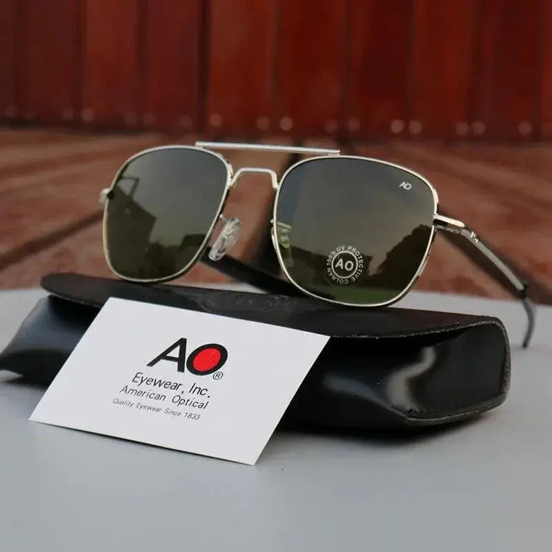 Aviation Pilot Square Sunglasses For Men And Women 8054