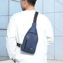 Waterproof Lightweight Oxford Cloth Crossbody Bag for Men