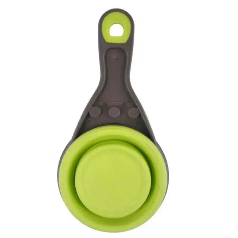 Folding Pet Bowl With Food Spoon And Bag Set For Travel