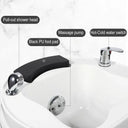 Luxury Massage Foot Bath Basin Electric Spa Footbath Basin with Surging Pump & Shower Head - Relaxation Detoxification Foot Bath