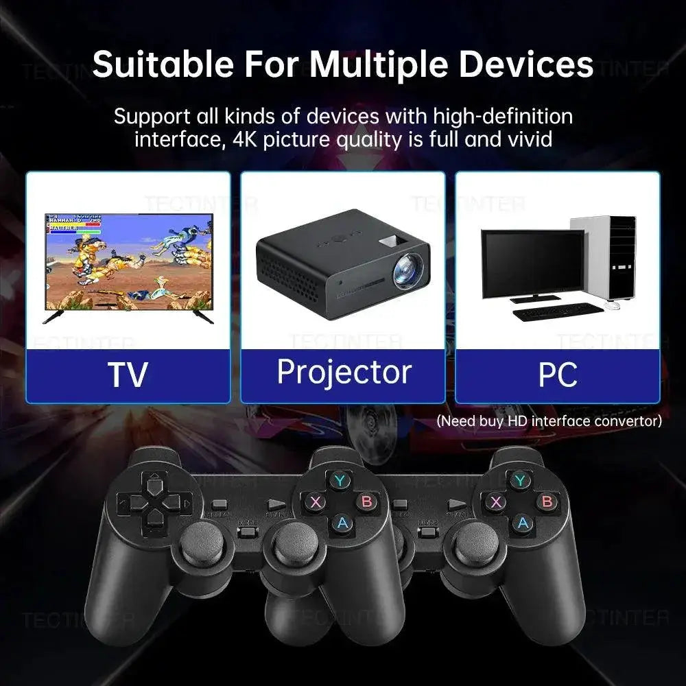 M8 Retro Gaming Console Enhanced 4K Experience Wireless Play