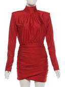 Polished Turtleneck Dress for Women