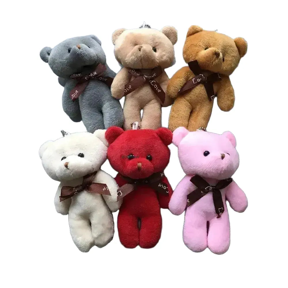 Keepsake Plush Keychain for Weddings — Dark Brown