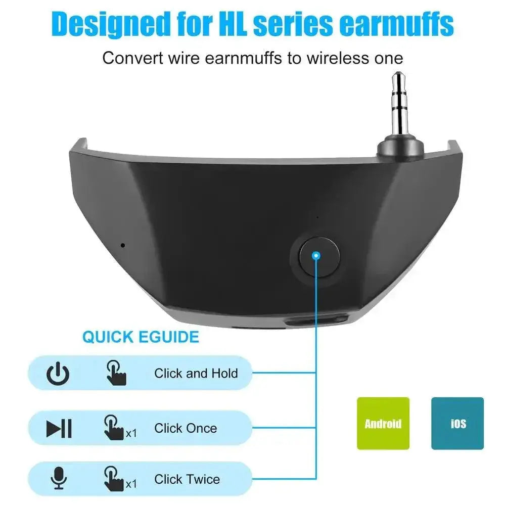 W1 Wireless Bluetooth Converter For Walker Earmuffs