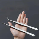 Stainless Steel Elbow Tweezers for Pets Aquarium Medical