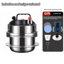 0.8-2L Outdoor Small Pressure Cooker Camping 304 Stainless Steel