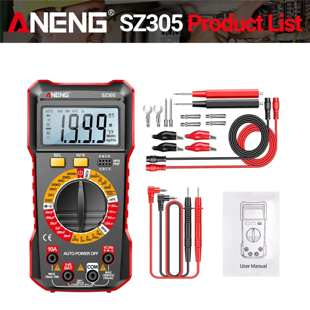 Aneng Digital AC DC Multimeter — product view 10