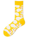 Quirky Happy Cotton Unisex Socks for EU Sizes 36-43