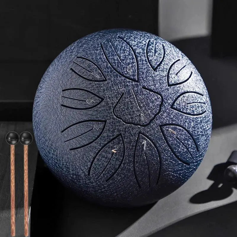 Hluru Glucophone Steel Tongue Drum 6 Inch 11 Notes C5