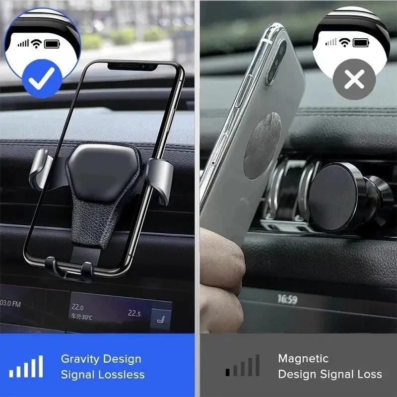 Gravity Air Vent Phone Holder Hands Free Mount Driving