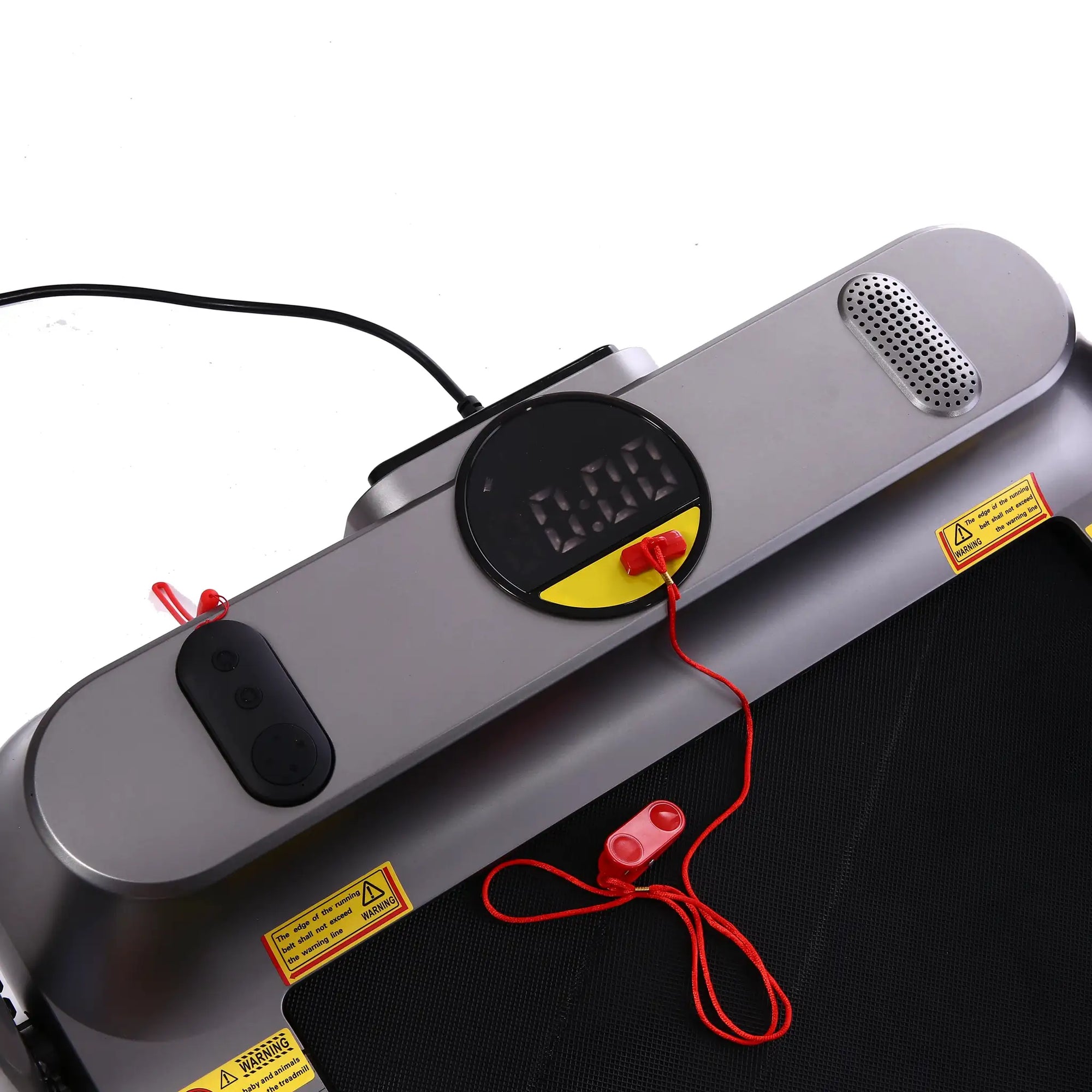 Portable Home Use Walkingpad Machine Electric Motor Treadmill 120kg Max User Weight Foldable ABS LCD LED Display Wireless Heart