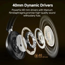 QCY H3 Pro Headphones - Wireless 60Hr Battery Life
