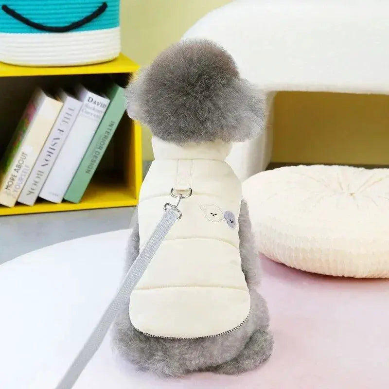 Warm Dog Jacket D Ring Vest for Chihuahua and French Bulldog