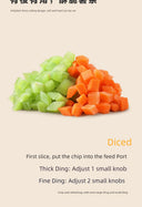 Gold Kitchen Chopping Artifact Multi-Functional Cutter