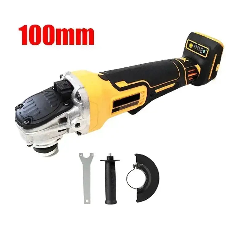 Cordless Brushless Angle Grinder 4 Speed Compatible Tool