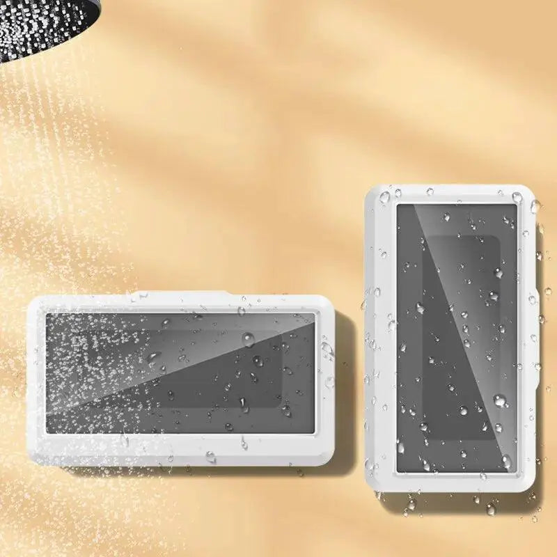 Waterproof Shower Phone Holder Storage Stand For Safe Use