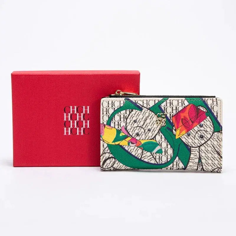CHCH Womens Cartoon Print Long Wallet Retro Classic