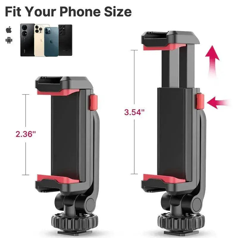 Vertical Phone Mount Holder For Vlog Shooting 360 Rotation