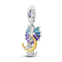 Sterling Silver Fire Dragon T-rex