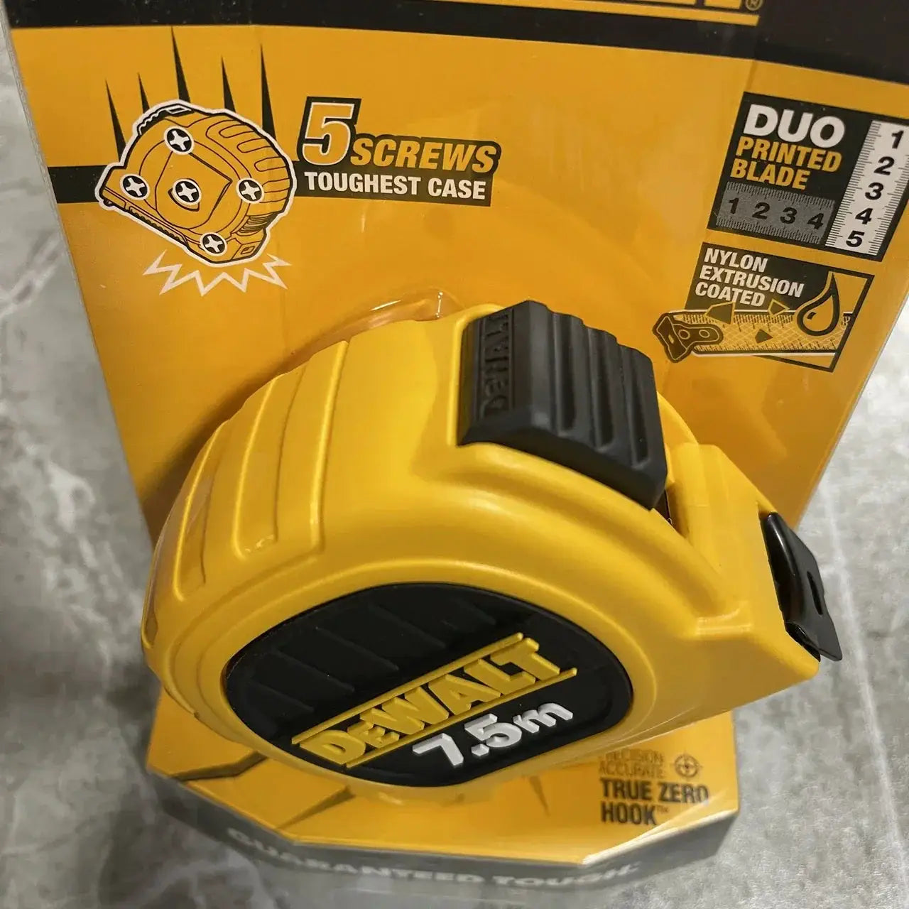 Durable 5m and 7.5m Tape Measure for Carpentry Projects