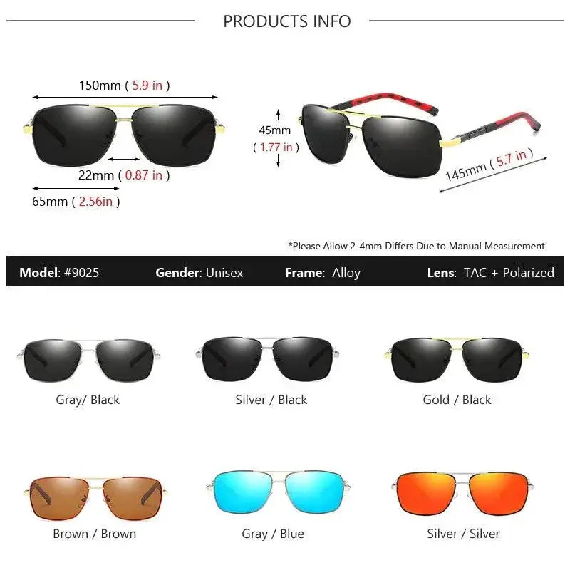 Luxury Polarized Mirrored Sunglasses For Men And Women