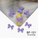 Ribbon Bow Nail Art Kit Elegant Black White Design Set