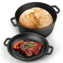 Black Cast Iron Dutch Oven