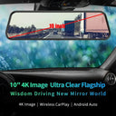 4K Mirror Dash Cam for Safe Driving