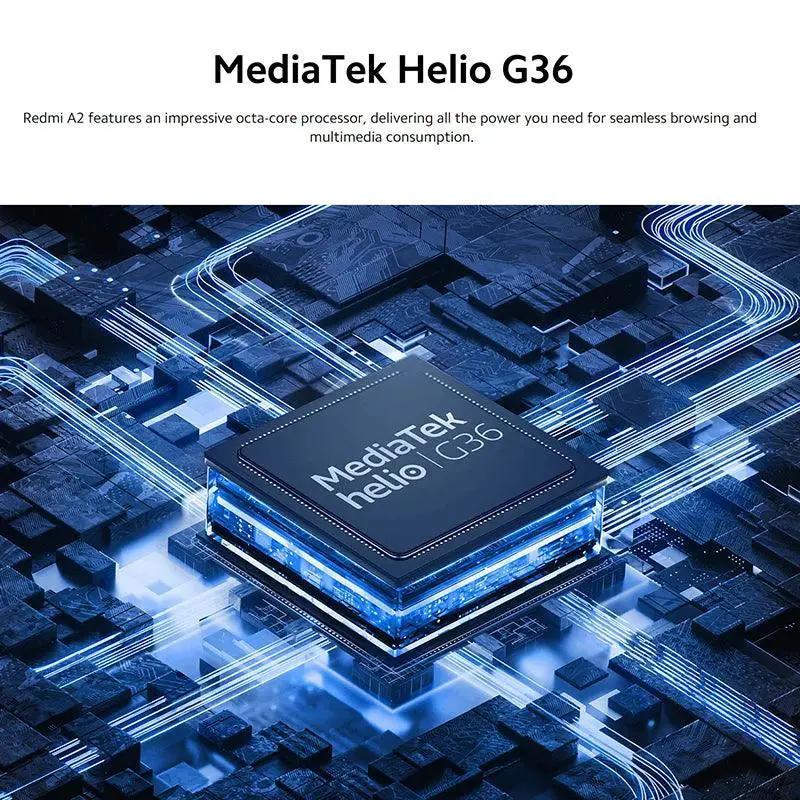 Redmi A2 Global Helio G36 Smartphone 6.52 Inch Display