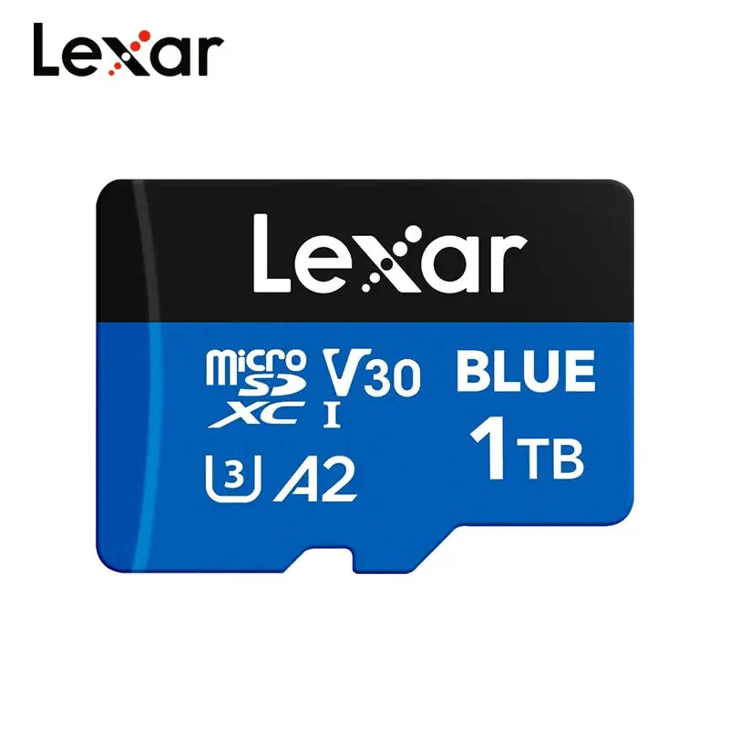 Original Lexar BLUE MicroSDXC UHS-I Card 1T 2TB A2 V30 Micro SD Card Max 160Mb/s Memory Card for Switch Tablet Dash Cam Flash TF