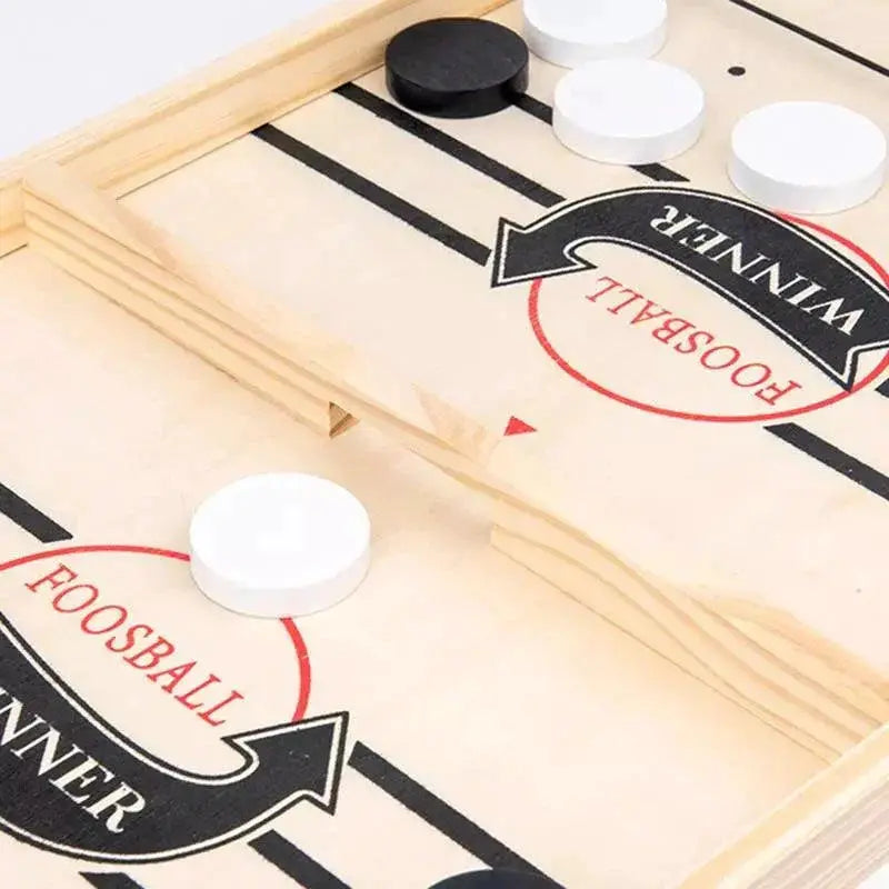 Foosball Chess Catapult Sling Puck Toy for Kids Fun
