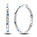 Mula Sterling Silver Hoops Earrings