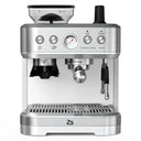 Espresso Machine with Milk Frother and Grinder, Bar Automatic