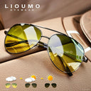 Unisex Polarized Photochromic Pilot Sunglasses for Driving