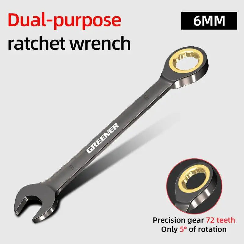Greener Adjustable Torque Ratchet Spanner for Repairs Tool