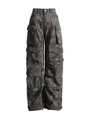 Comfort Denim Cargo Pants for Women