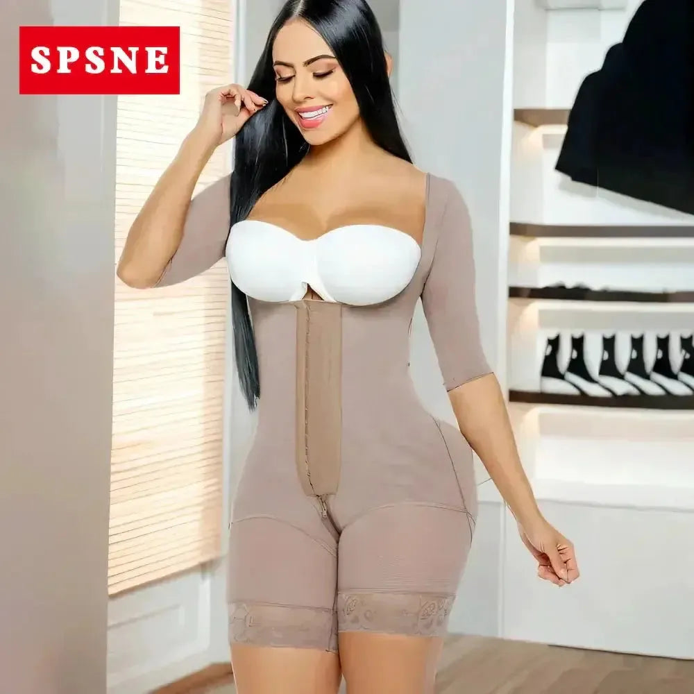 Postpartum Hourglass Faja Front Hooks Nursing Shapewear