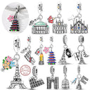 Sterling Silver Charm Paris Eiffel